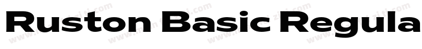Ruston Basic Regular字体转换